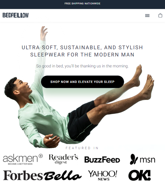 Custom Shopify Website | Bedfellow Dreams Featured